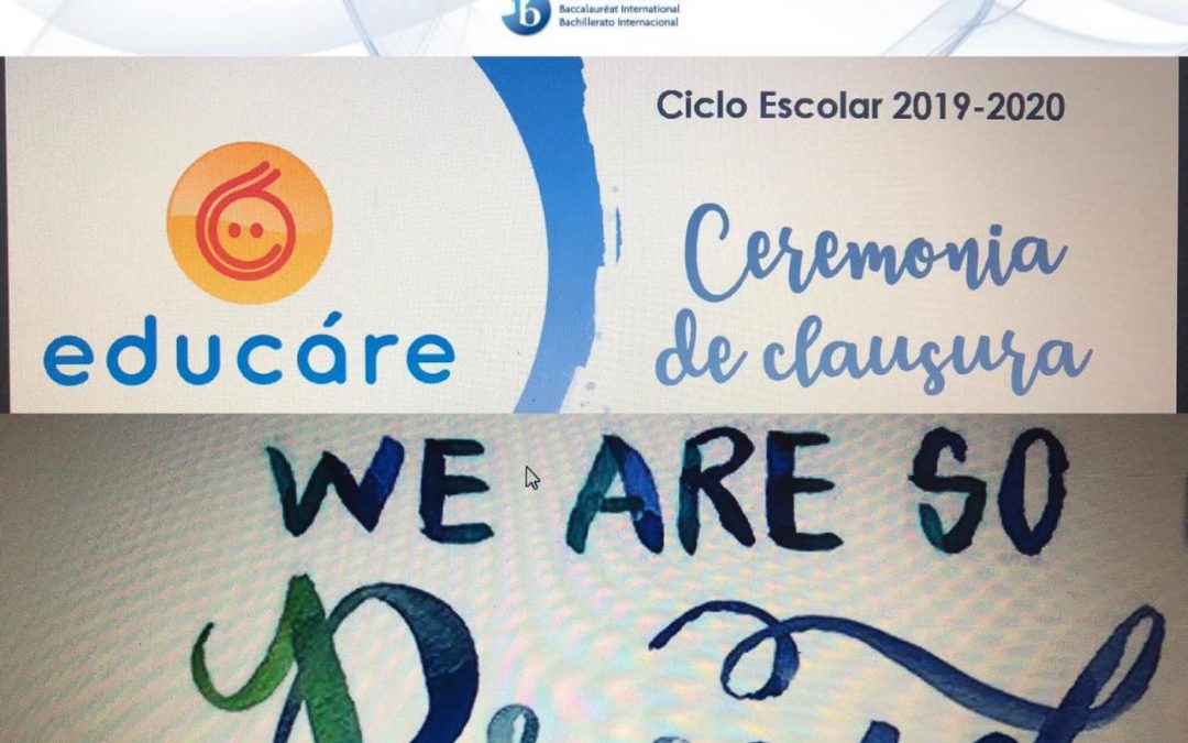 Ceremonia de Clausura con el grupo de Sexto año de primaria